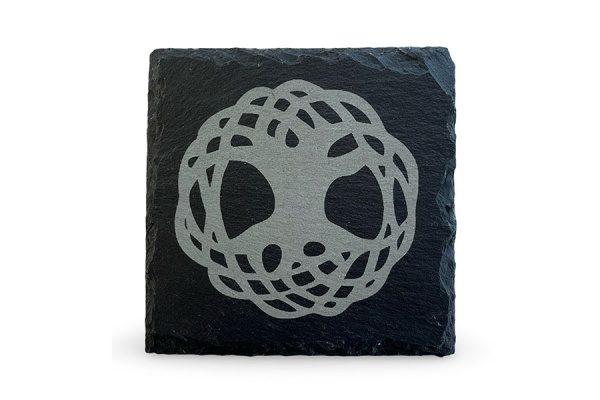 Tree of Life Slate Coaster