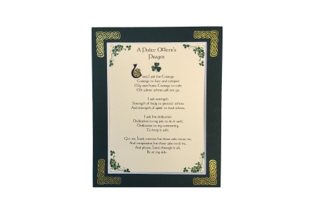 A Police Officer's Prayer - 8x10 Matted