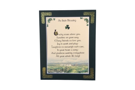 An Irish Blessing - Lucky Stars Above You - 8x10 Matted