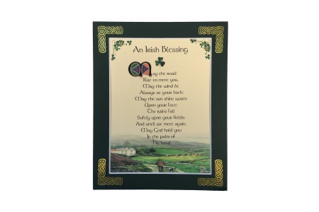 An Irish Blessing - May the road rise to meet you - 8x10 Matted