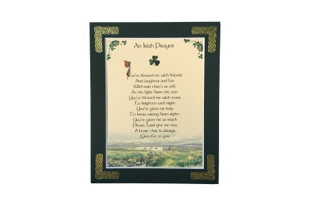 An Irish Prayer - You've blessed me with friends - 8x10 Matted