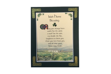 Irish Home Blessing - May you always have - 8x10 Matted