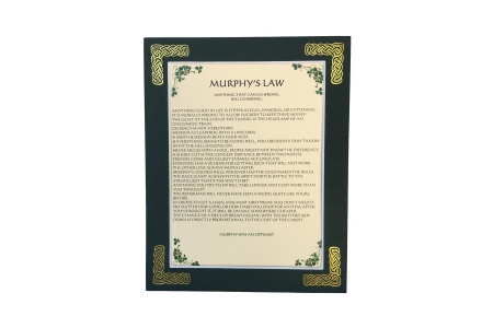 Murphy's Law - 8x10 Matted