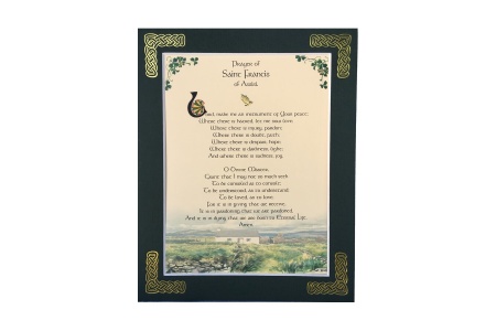 Prayer of St Frances of Assisi - 8x10 Matted