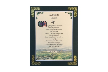 St. Bridgid's Prayer - 8x10 Matted