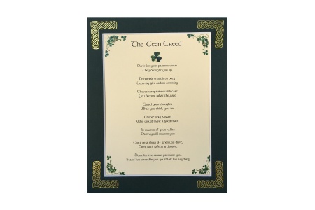 The Teen Creed - 8x10 Matted