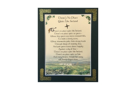 There's No Place Like Ireland - 8x10 Matted