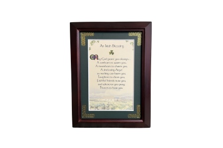 An Irish Blessing - May God Grant You - 5x7 Framed