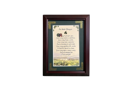 An Irish Prayer - May God Give You - 5x7 Framed Blessing