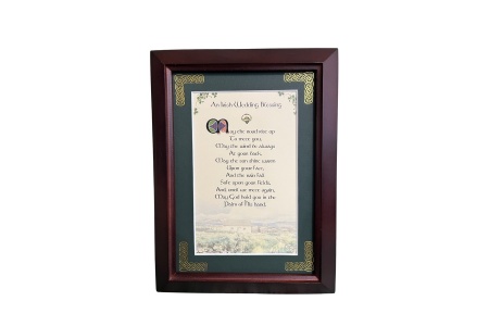 Irish Wedding Blessing - May The Road Rise ... 5x7 Framed
