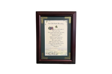 Irish Blessing - May Love and Laughter - 5x7 Framed