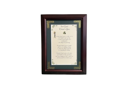 I'm Glad There's You - 5x7 Framed Blessing