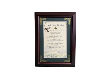 Irish Home Blessing - Bless the Four Corners - 5x7 Framed