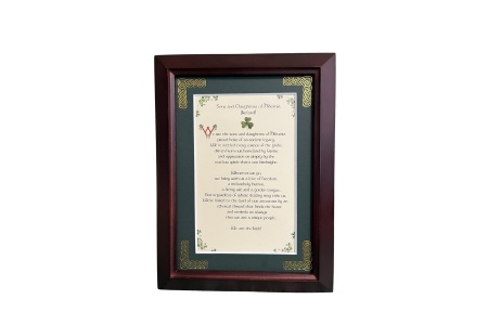 Sons and Daughters of Hibernia - 5x7 Framed Blessing