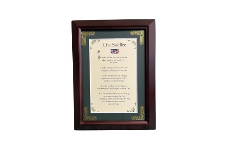 The Soldier - 5x7 Framed Blessing