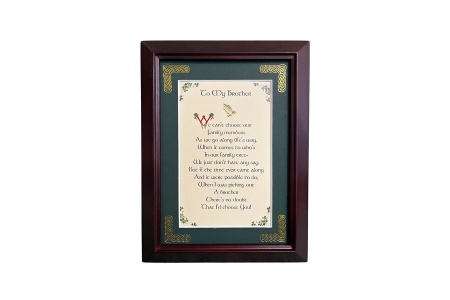 To My Brother - 5x7 Framed Blessing
