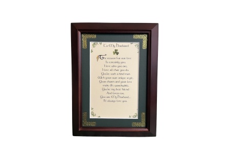 To My Husband - 5x7 Framed Blessing