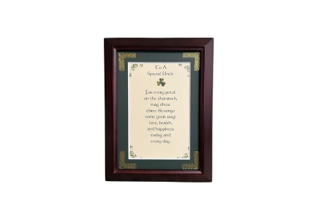 To A Special Uncle - 5x7 Framed Blessing