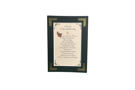 A Gaelic Christening Blessing - Dearest Father in Heaven - 5x7 Matted 