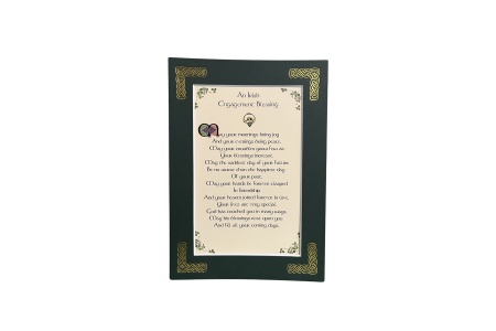 Engagement - An Irish Engagement Blessing - 5x7 Matted 
