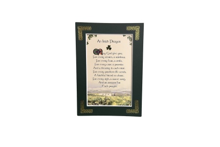 An Irish Prayer - May God give you for every storm - 5x7 Matted 