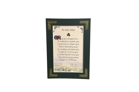 An Irish Wish - May you always have - 5x7 Matted 