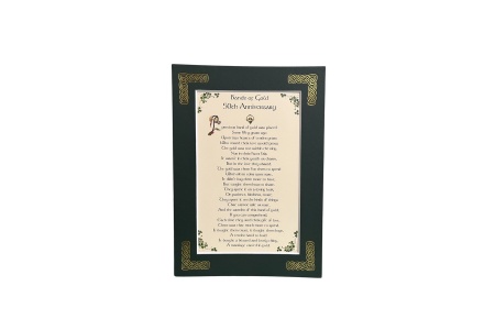 /Irish-Blessings/5x7-Matted/Anniversary---50th-Bands-of-Gold