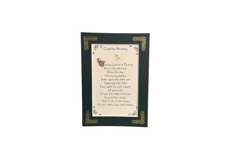 Godchild Blessing - Dearest Father in Heaven - 5x7 Matted 
