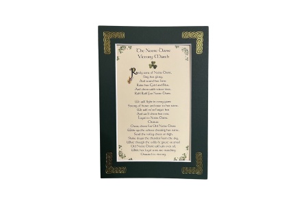 /Irish-Blessings/5x7-Matted/The-Notre-Dame-Victory-March
