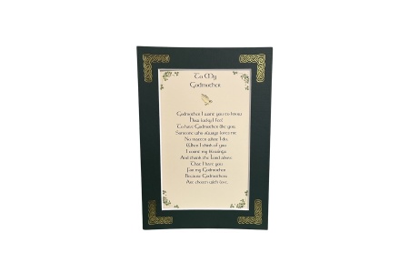 /Irish-Blessings/5x7-Matted/To-My-Godmother---Godmother-I-want-you-to-know