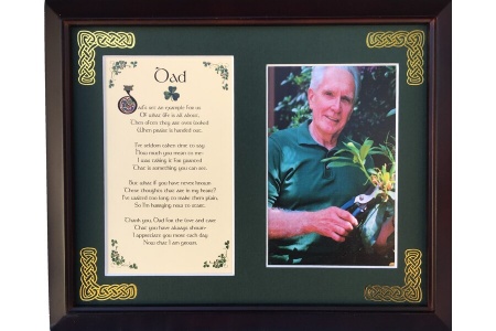 /Irish-Blessings/8x10-Framed-Photo-Verse/Dad---Dads-Set-An-Example