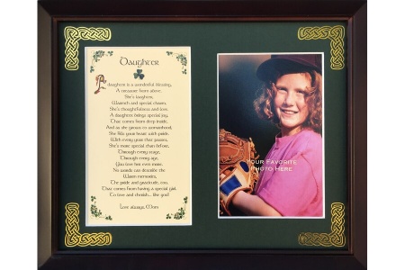 /Irish-Blessings/8x10-Framed-Photo-Verse/Daughter---A-Daughter-is-a-wonderful-blessing