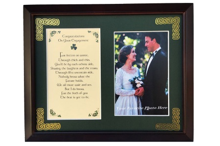 /Irish-Blessings/8x10-Framed-Photo-Verse/Engagement---Congratulations-on-your-Engagement---Framed-Blessing