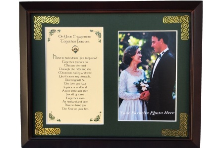 /Irish-Blessings/8x10-Framed-Photo-Verse/Engagement---On-Your-Engagement-Together-Forever