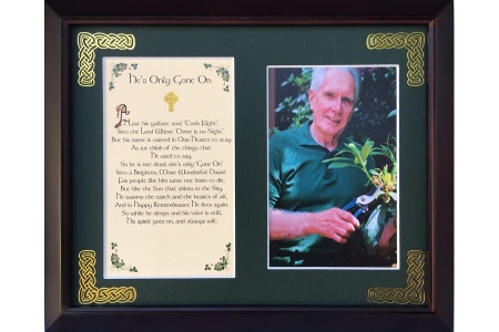 /Irish-Blessings/8x10-Framed-Photo-Verse/Hes-Only-Gone-On