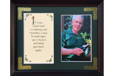 /Irish-Blessings/8x10-Framed-Photo-Verse/If-Tears-Could-Build-a-Stairway