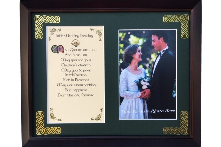 /Irish-Blessings/8x10-Framed-Photo-Verse/Irish-Wedding-Blessing---May-God-be-with-you-and-bless-you