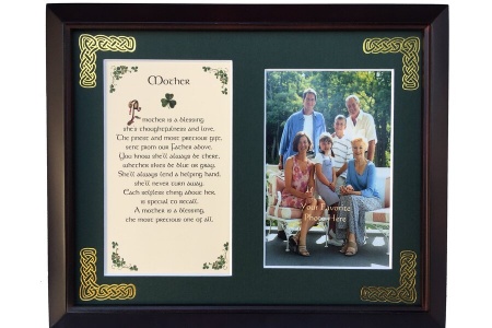 /Irish-Blessings/8x10-Framed-Photo-Verse/Mother---A-mother-is-a-blessing