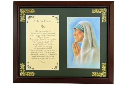 Prayer to Blessed Teresa of Calcutta - 8x10 Photo Verse