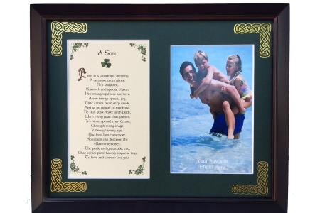 /Irish-Blessings/8x10-Framed-Photo-Verse/Son---A-son-is-a-wonderful-blessing