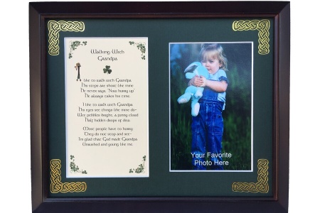 /Irish-Blessings/8x10-Framed-Photo-Verse/Walking-with-Grandpa
