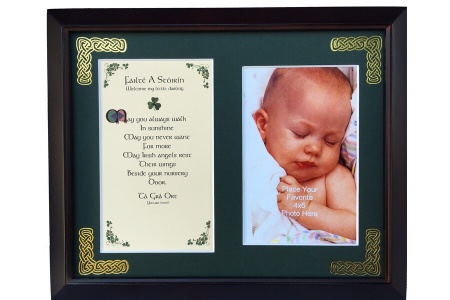 /Irish-Blessings/8x10-Framed-Photo-Verse/Welcome-My-Little-Darling