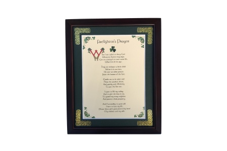/Irish-Blessings/8x10-Framed/Firemans-Prayer