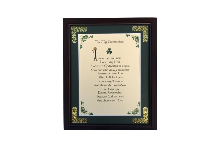 /Irish-Blessings/8x10-Framed/Godmother---To-My-Godmother