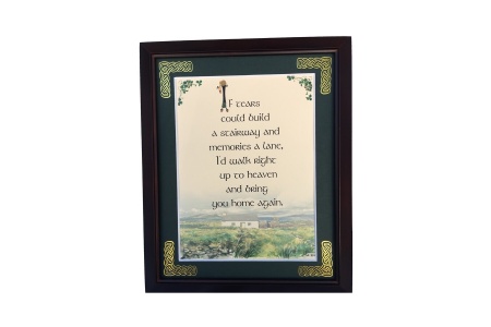 /Irish-Blessings/8x10-Framed/If-Tears-Could-Build-a-Stairway
