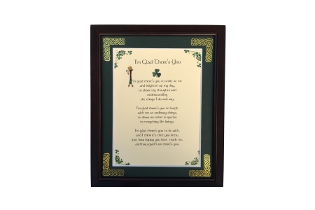 I'm Glad There's You - 8x10 Framed Blessing