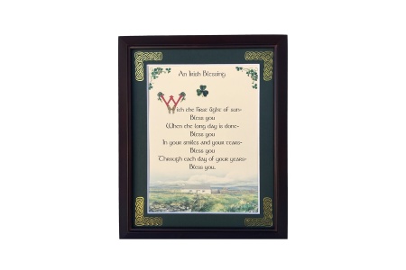 /Irish-Blessings/8x10-Framed/Irish-Blessing---With-The-first-Light-Of-Sun
