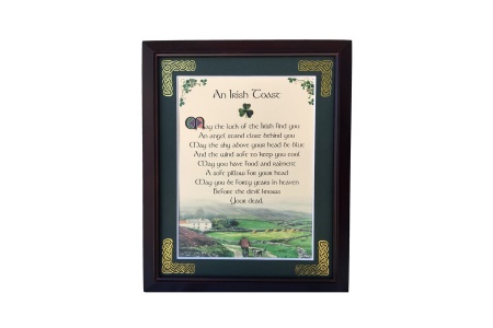/Irish-Blessings/8x10-Framed/Irish-Toast---May-The-Luck-Of-The-Irish