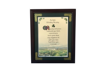 /Irish-Blessings/8x10-Framed/Irish-Wedding-Blessing---May-Joy-and-Peace