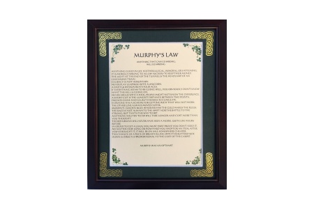 /Irish-Blessings/8x10-Framed/Murphys-Law